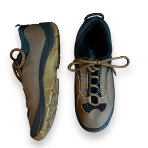 LL Bean Women’s Lace up Brown Hiking Mesh Trail Shoes Sneakers Sz 7